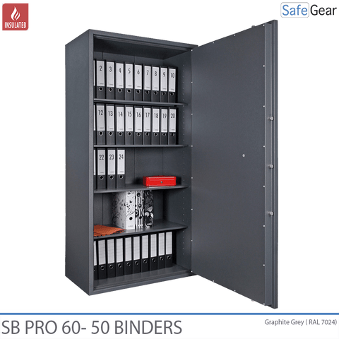 SB Pro 60 Fireproof Safe (50 Binders) - Code Lock