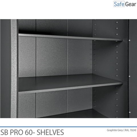 SB Pro 60 Fireproof Safe (50 Binders) - Key Lock