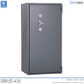 Sirius valuables safe - Key lock and mechanical lock