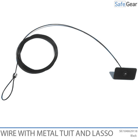 Wire with Metal Tuit and Adjustable Lasso