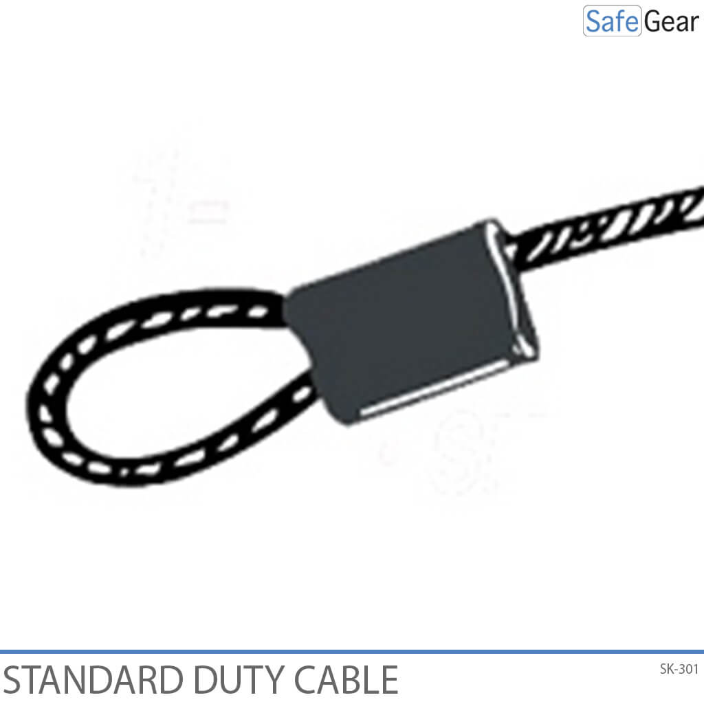 Lasso - Standard Duty Cable - Cable Coat Lock Housing