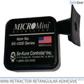 Micro Mini Retractor with Rectangular Adhesive