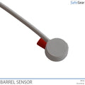 Barrel Sensor, 6 Feet (183 cm), Straight, No LED, White