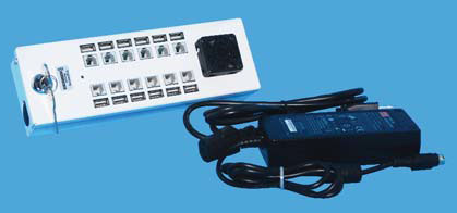T-Serie Alarm Modul m. Opladning til 12 enheder