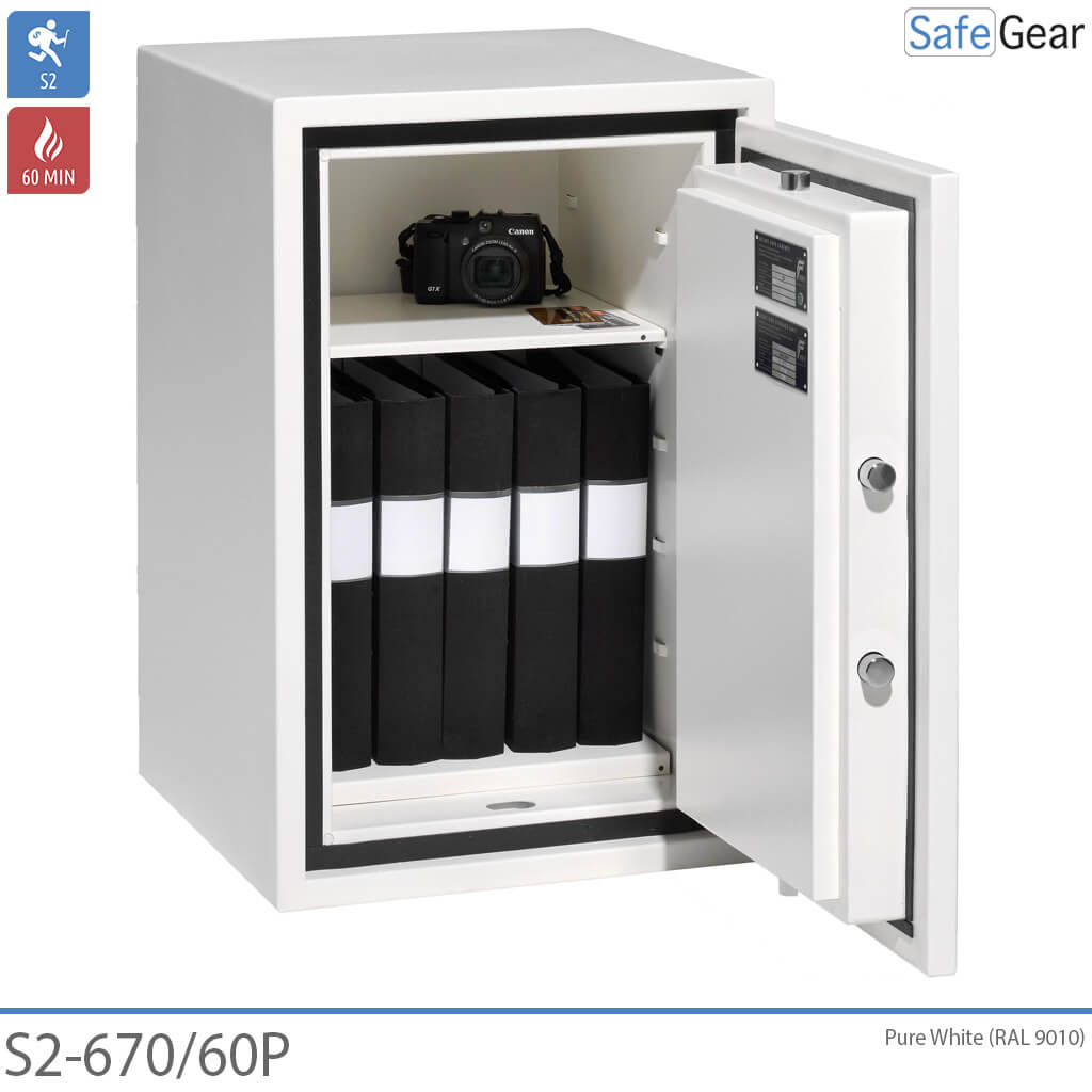 Magma Pro 3 - Fireproof Security Safe (53 Liters) - Burglary Test Grade S2 - Fire resistance 60 min.