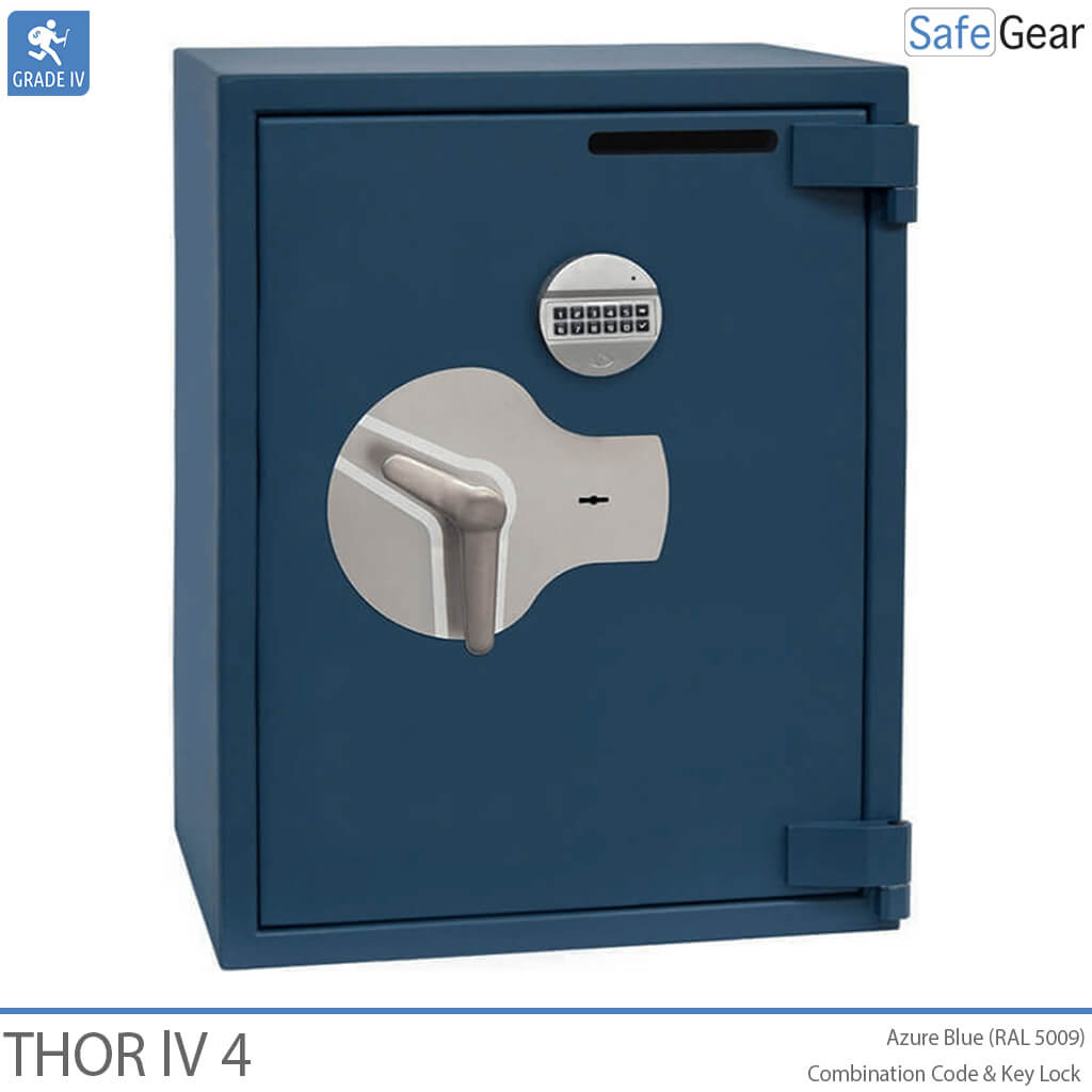 Thor IV opslagkluis (125L) - Inbraaktest Grade 4 - Codeslot en sleutelvergrendeling