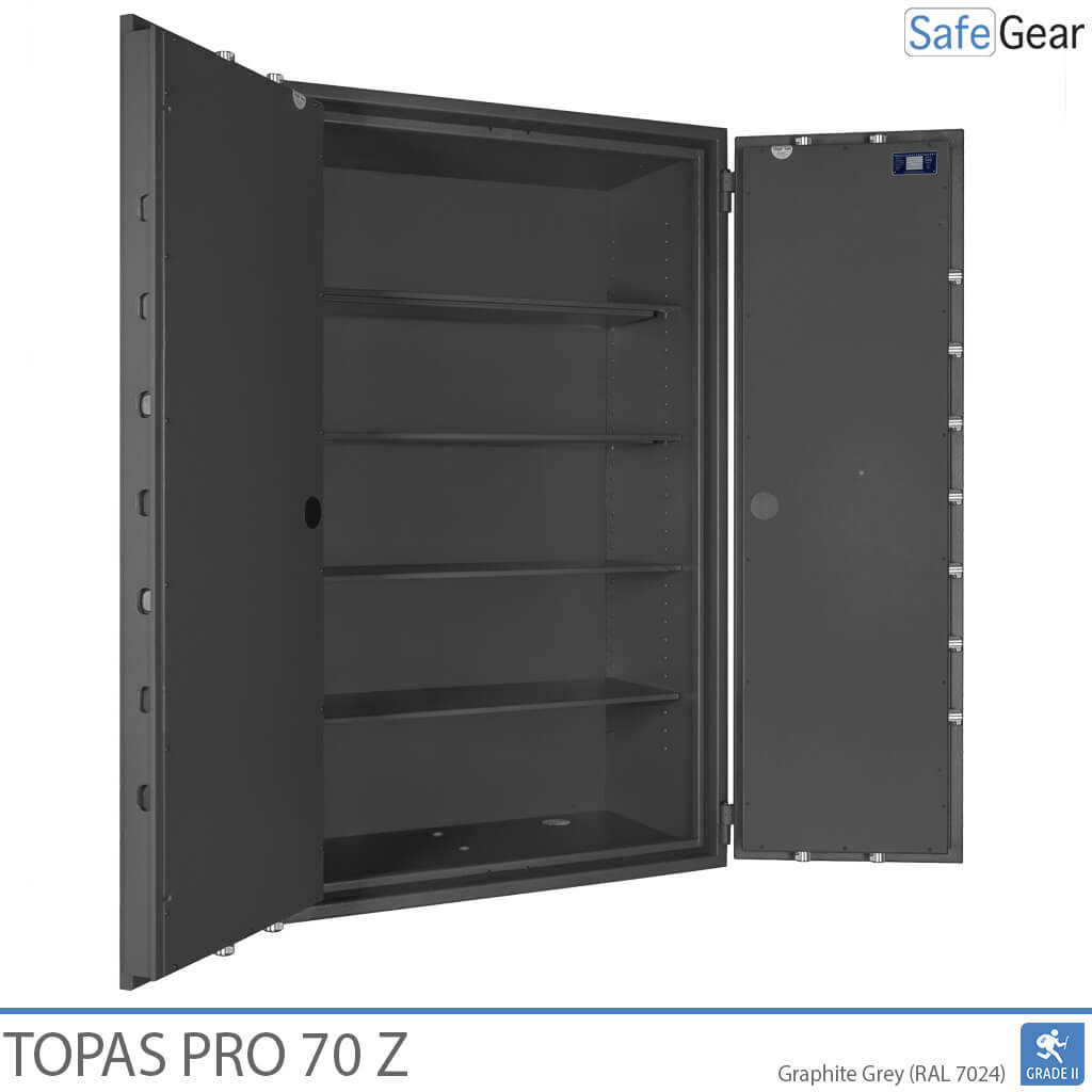 Coffre-fort Topas Pro 70 Z (781 L) - Test d'effraction Grade II