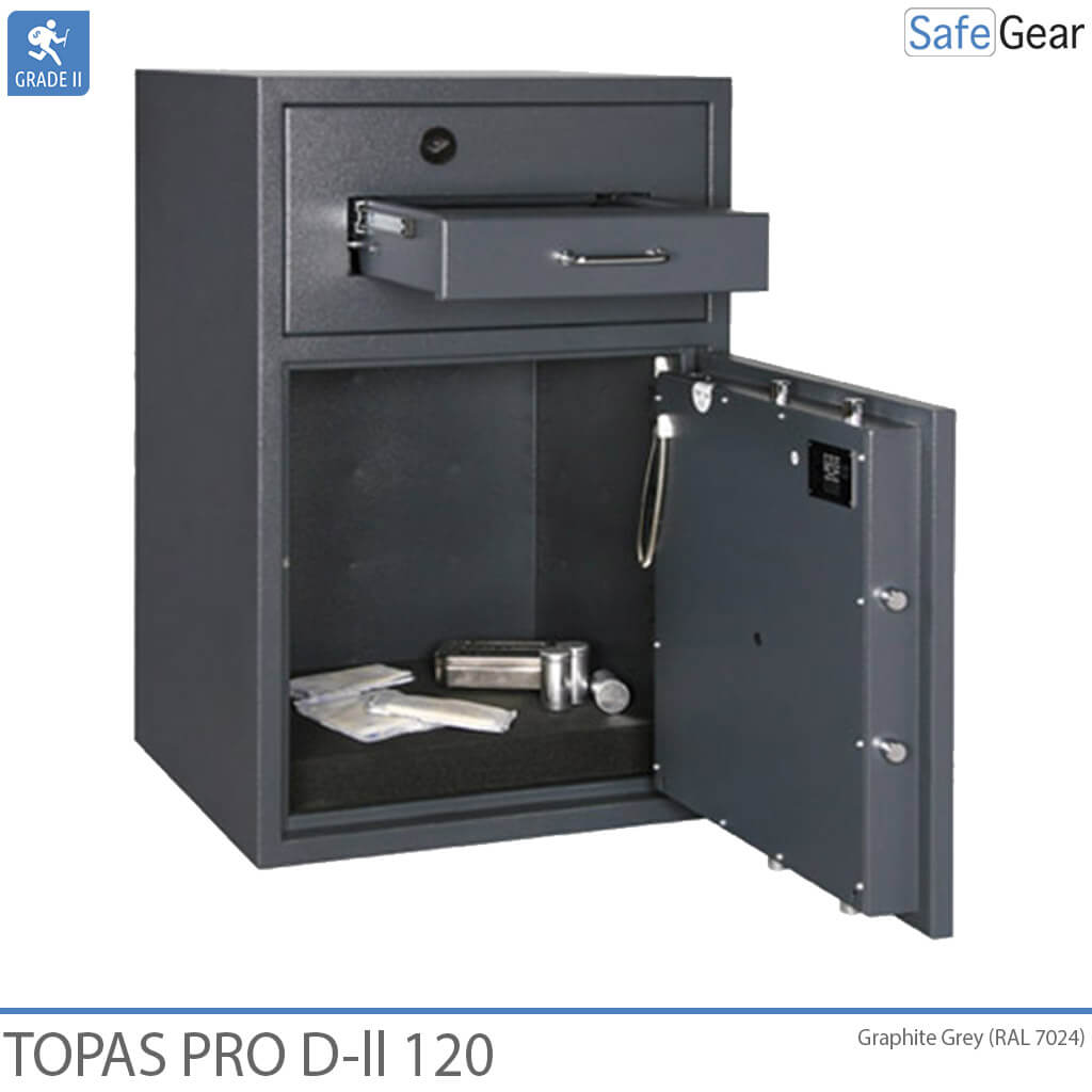 Topas Pro D-II 120 Deposittresor (119 L) - Einbruchschutzprüfung D-II - Schlüsselschloss