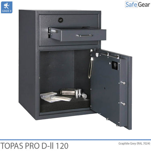 Topas Pro D-II 120 Einwurfschrank (119 L) - Einbruchstest D-II - Schlüsselschloss