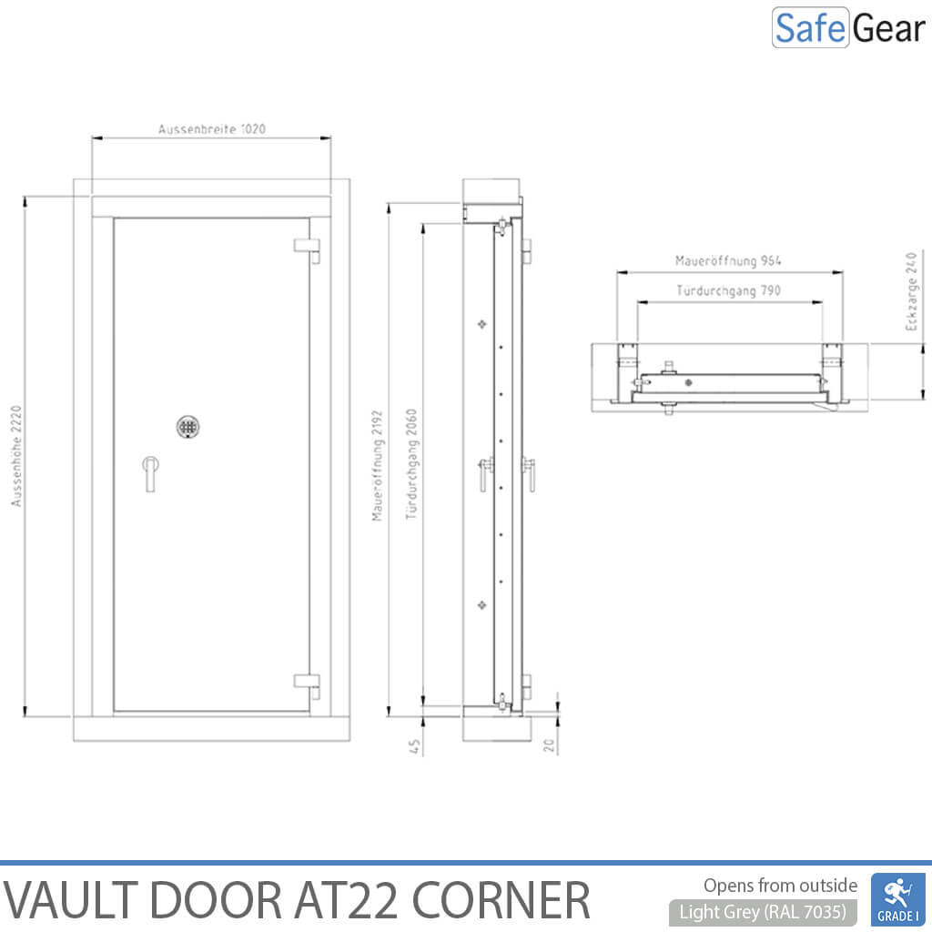 Vault Door - AV1-22 - Grade 1