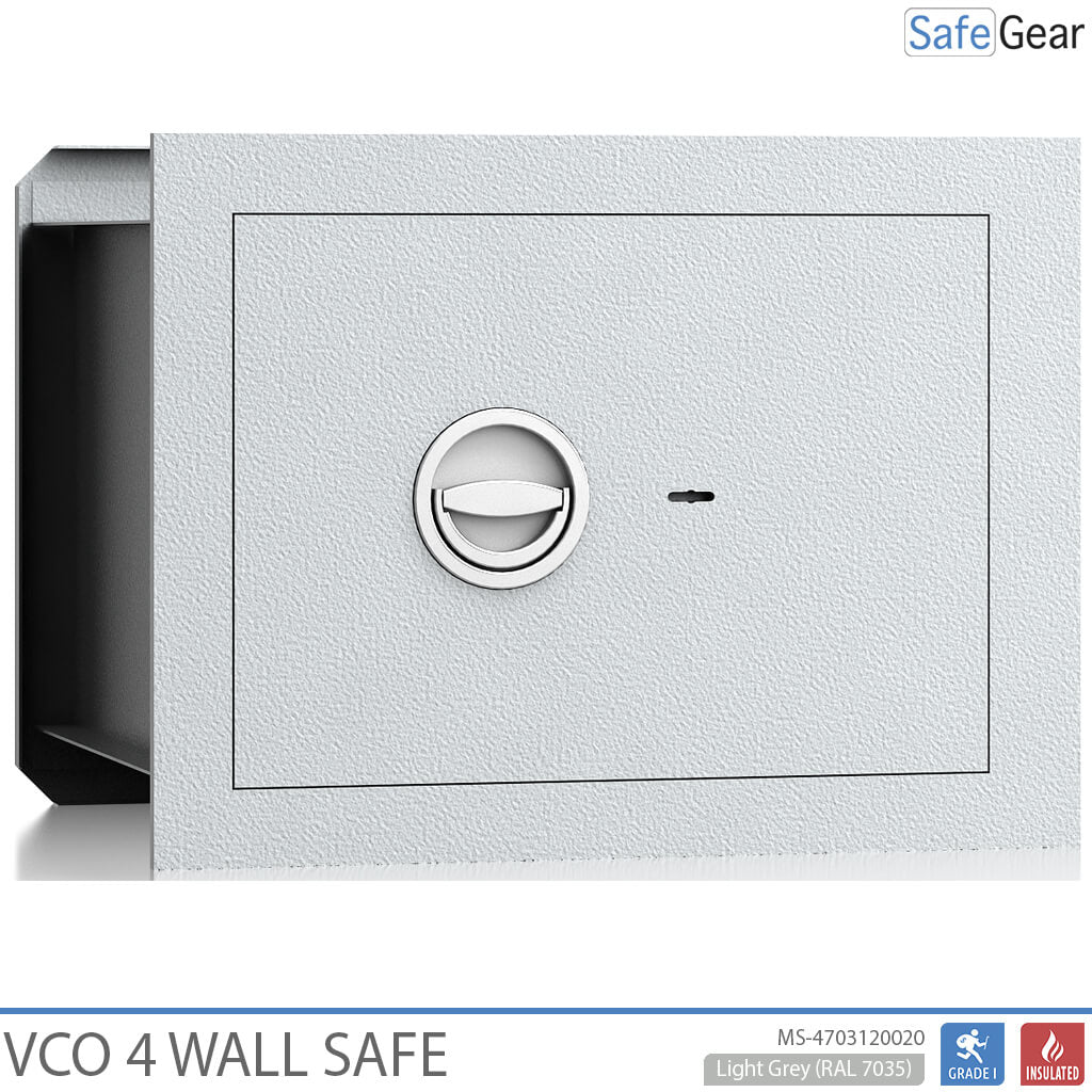 VCO 4 Cassettes de protection (32 L) - Test de pénétration Niveau 1 - Gris délavé - Serrure à code