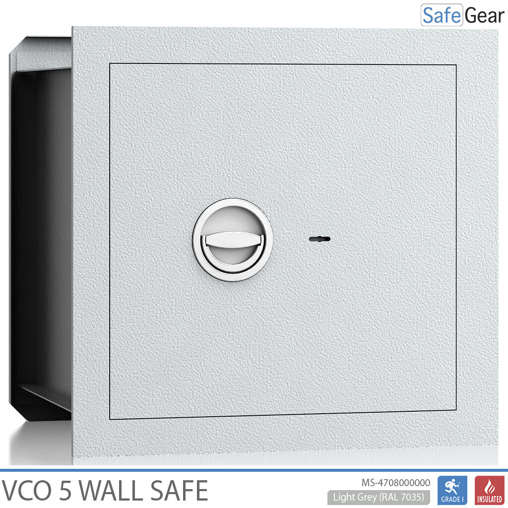 VCO 5 Armoires de protection (43 L) - Test de pénétration de niveau 1 - Gris délavé - Serrure à clé
