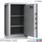 VCO 8 Einbausafes (85 L) - Einbruchschutz Klasse 1 - Hellgrau - Schlüsselschloss