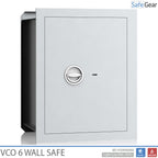 VCO 6 Einbausafes (61 L) - Einbruchschutz Klasse 1 - Hellgrau - Schlüsselschloss