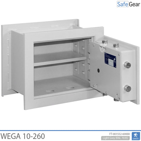Wega 10-260  Wall Safe (12L) - Burglary Test Grade I